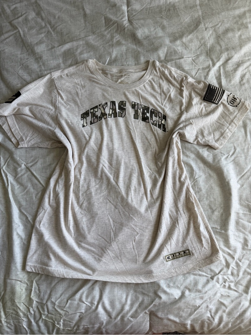 Colosseum Texas Tech Camo Graphic T-Shirt (XL)